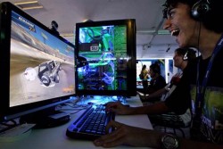 Computer game addiction